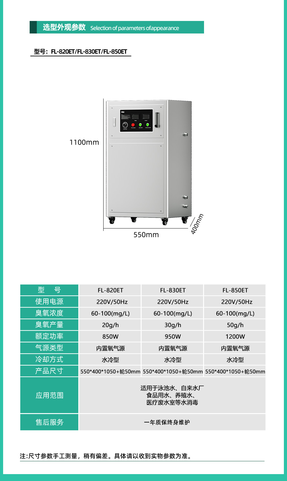 820~850ET详情页参数